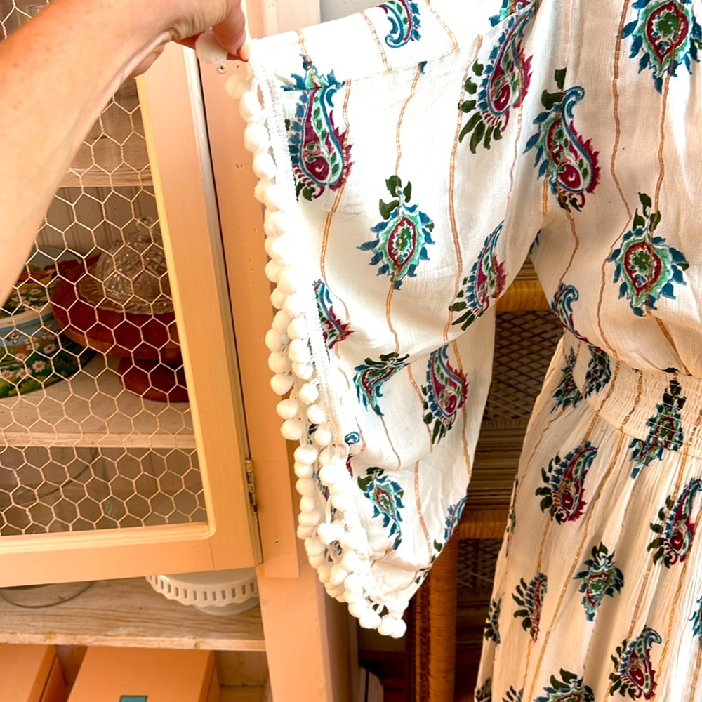 Me 2 Magic Maxi Dress, Boho Gorgeous fringe arm - Picture 2 of 5